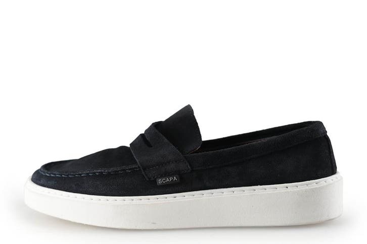 Scapa Instappers in maat 40 Blauw, Kleding | Heren, Schoenen, Blauw, Gedragen, Overige typen, Verzenden