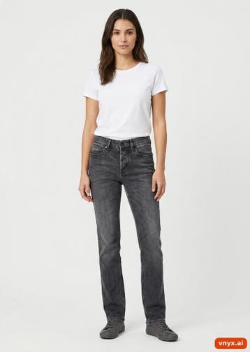 Vintage Jeans Dames maat Unknown Charcoal Vintage, Ophalen of Verzenden, Nieuw