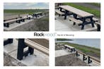 Rockwood® Tuinset Community - Zwaar Kunststof - Sand Beige, Tuin en Terras, Tuinsets en Loungesets, Ophalen of Verzenden, Nieuw