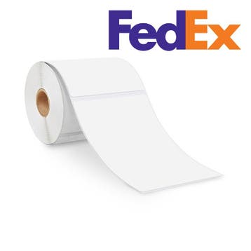 12x - FedEx Thermische Verzendetiketten 102x150x25mm - 300