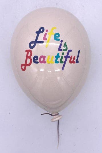MVR - Life is Beautiful Balloon, Antiek en Kunst