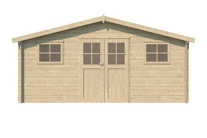 Woodlands Blokhut Hudson 505 x 295 cm, Tuin en Terras, Tuinhuizen