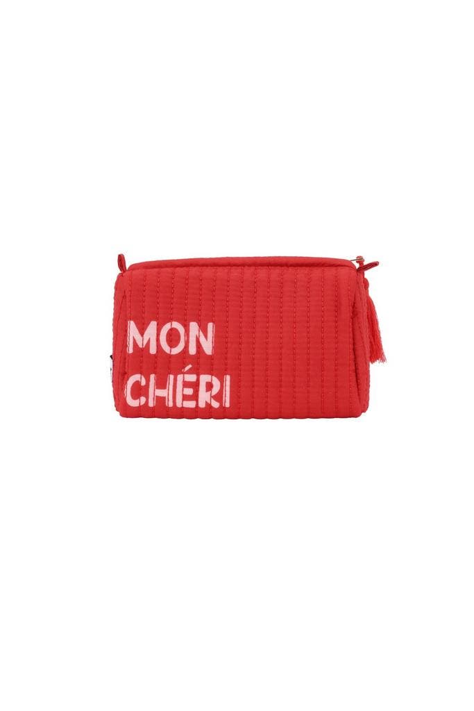 Mon cheri make-uptas (Make-uptassen, Accessoires), Sieraden, Tassen en Uiterlijk, Beautycases, Roze, Nieuw, Verzenden