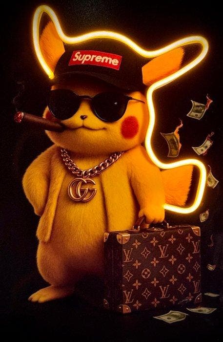 LEDMansion - Electric Drip V.1. - 30x45cm - LED wandkunst -, Spelcomputers en Games, Spelcomputers | Overige Accessoires