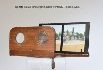 Merkloos Inklapbare handmodel stereoviewer Stereoscoop