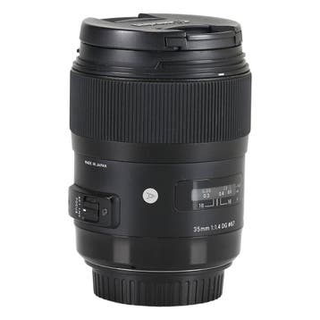 SIGMA 35mm F1.4 DG HSM | Art (Canon EF) met garantie, Audio, Tv en Foto, Gebruikt, Sigma, Canon EF, Groothoeklens