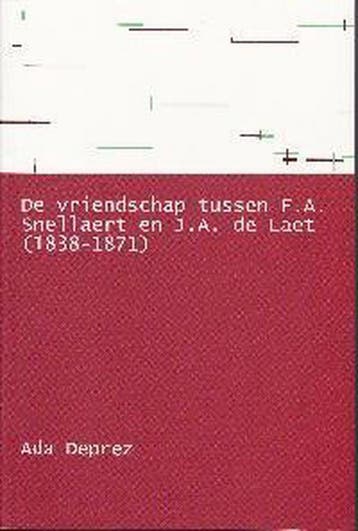 De vriendschap tussen F.A. Snellaert en J.A. de Laet, Boeken, Verzenden, Zo goed als nieuw, ADA DEPREZ