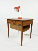 Tafel - Teak - Vintage teakhouten naaitafel