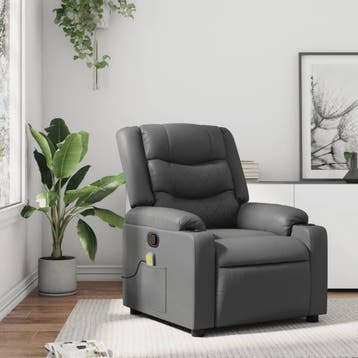 Verstelbare Fauteuil met Massage | Tweedekansje | OP=OP, Overige materialen, Nieuw, 75 tot 100 cm, Ophalen of Verzenden