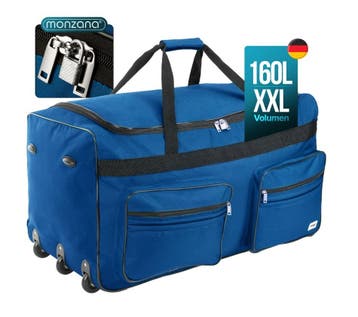 Reistas op Wielen XXL Donkerblauw - 160 Liter (Recreatie), Verzenden, Nieuw