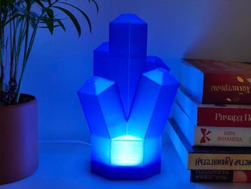 LEGO Custom Item - Lighted LEGO Rock 1 x 1 Crystal 5 Point, Nieuw