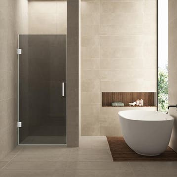 Wiesbaden Less Nisdeur - 90x200cm - 8mm Veiligheidsglas -, Doe-het-zelf en Verbouw, Sanitair, Ophalen of Verzenden, Nieuw, Glas