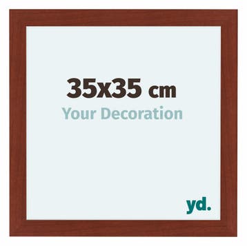 Fotolijst 35x35 cm - Kersen - MDF - Como, Verzenden, Nieuw
