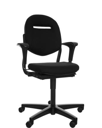 Refurbished Ahrend 220 Bureaustoel Zwart Refurbished Ahrend, Ophalen of Verzenden, Nieuw