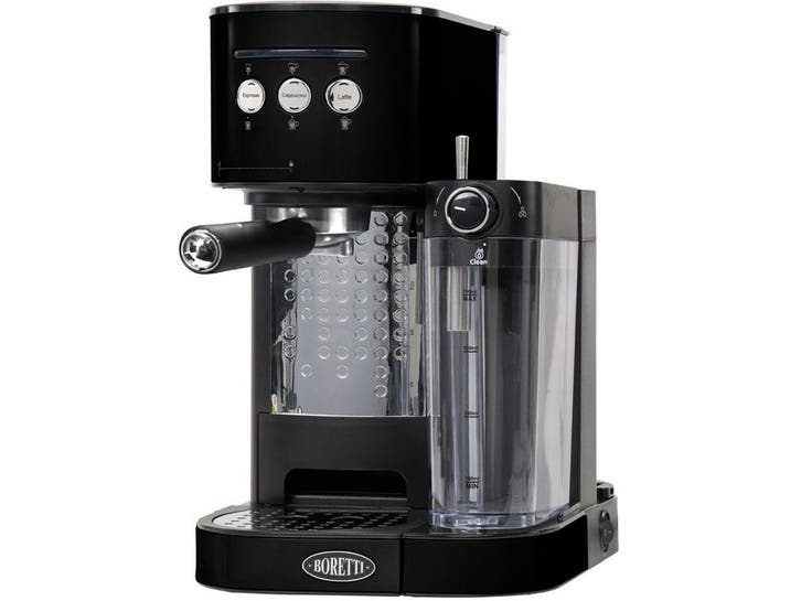 Boretti B400 - Espressomachine - Cappuccino en latte met, Witgoed en Apparatuur, Koffiezetapparaten, Zo goed als nieuw, Verzenden