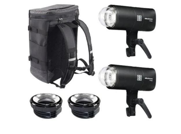 Elinchrom THREE Dual Off-Camera Flash Kit - 1 jaar garantie, Audio, Tv en Foto, Fotografie | Fotostudio en Toebehoren, Zo goed als nieuw