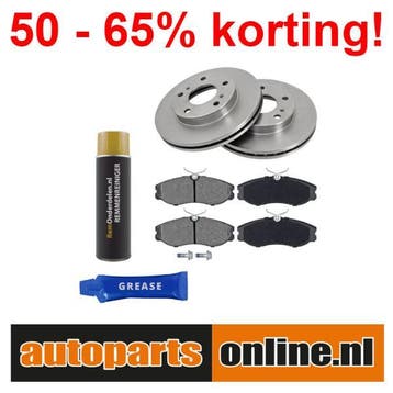 Remschijven + Remblokken Nissan Serena voorzijde, Verzenden, Nieuw, Nissan