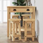vidaXL 5-delige Barset massief grenenhout, Huis en Inrichting, Verzenden, Nieuw