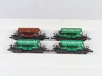 Minitrix N - o.a. 3569 - Modeltrein goederenwagon (4) - 4x, Hobby en Vrije tijd, Nieuw
