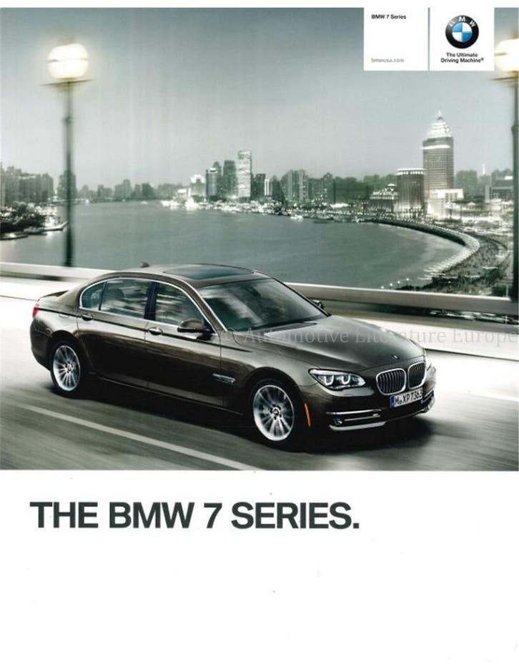 2012 BMW 7 SERIE BROCHURE ENGELS (USA), Boeken, Auto's | Folders en Tijdschriften, BMW