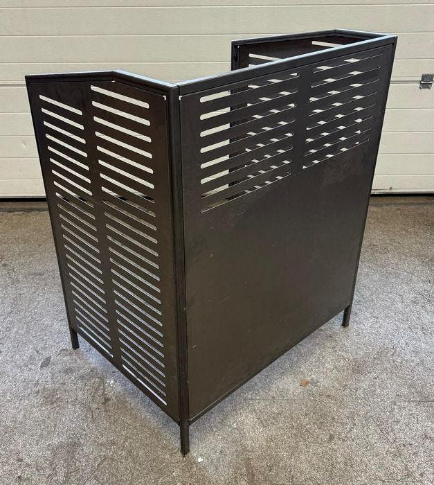 Omkasting, scheidingswand metaal, B84 x D63 x H104 cm, Zakelijke goederen, Kantoor en Winkelinrichting | Kantoorartikelen, Gebruikt