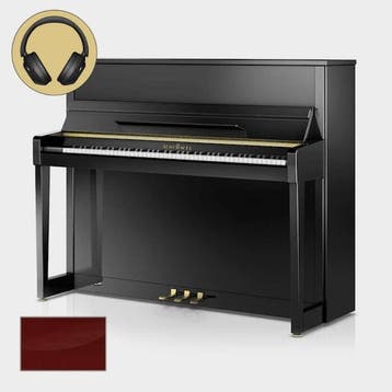 Schimmel Classic C121 EM TwinTone MP messing silent piano, Nieuw, Bruin, Piano