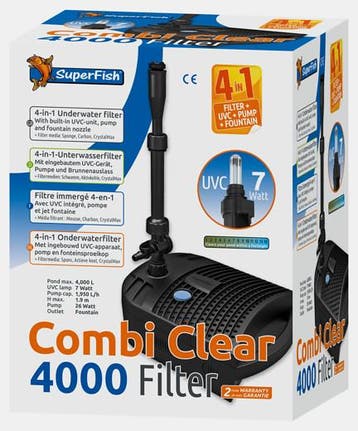 SuperFish Combi Clear 4000 vijverfilter, Verzenden, Nieuw