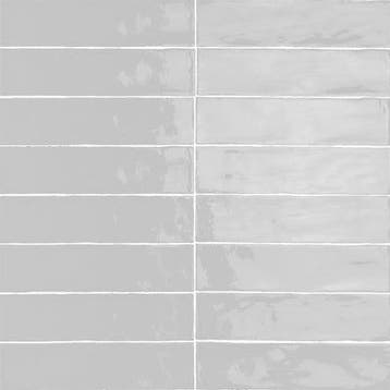 Wandtegel Ragno Viena Lichtgrijs Glans 7,5x30, Nieuw, 20 tot 40 cm, 10 m² of meer, Wandtegels