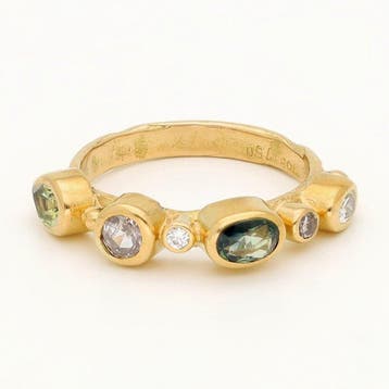 Ring - 18 karaat Geel goud Diamant (Natuurlijk) -, Nieuw