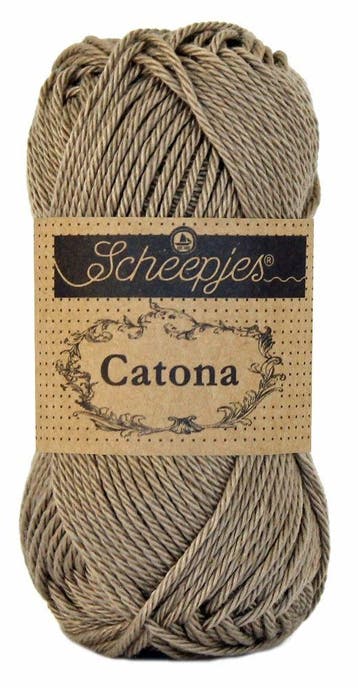 Scheepjes Catona 50 gram - 254 moon rock - Katoen Garen, Ophalen of Verzenden, Nieuw