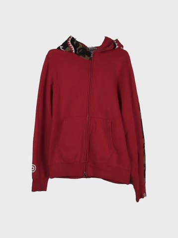 A Bathing Ape Hoodie Heren maat M Rood, Maat 48/50 (M), Ophalen of Verzenden, Zo goed als nieuw, A Bathing Ape