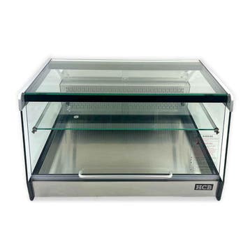 HCB Opzet koelvitrine - 69 cm - 118 liter - 230V - RVS, Verzenden, Nieuw in verpakking