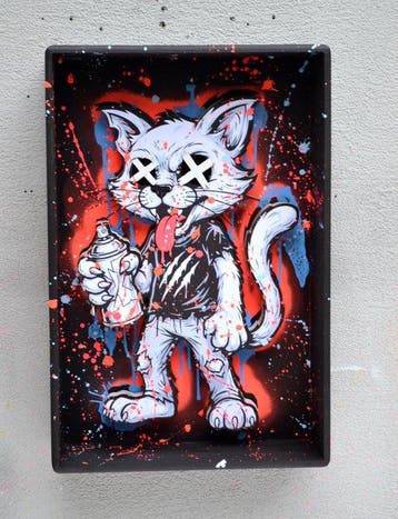 Patrycja Mroczkowska - BAD CAT 3D Pop Art XL