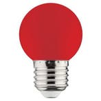 LED Lamp - Romba - Rood Gekleurd - E27 Fitting - 1W, Ophalen of Verzenden, Nieuw, Overige materialen