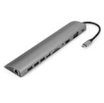DrPhone USB C Hub - 11 in 1 met Gigabit Ethernet- 4K HDMI -, Verzenden, Nieuw