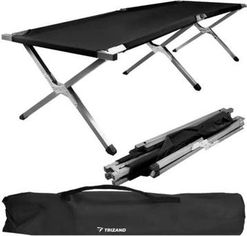 Kampeerbed - Veldbed - Solide en Comfortabel - Trizand, Verzenden, Nieuw