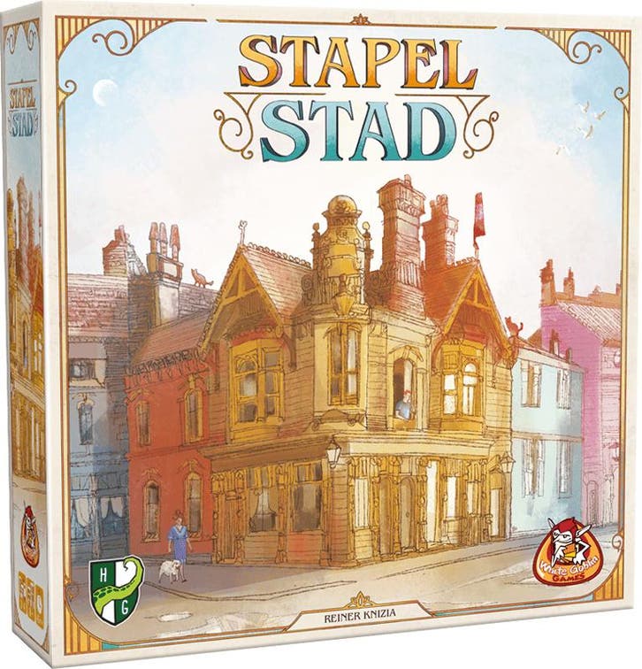 Stapelstad - Bordspel | White Goblin Games -, Hobby en Vrije tijd, Gezelschapsspellen | Bordspellen, Nieuw, Verzenden