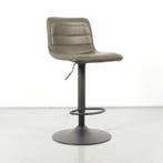 Barkruk Kumla, olijfgroen leder, draaibaar onderstel, Huis en Inrichting, Stoelen, Ophalen of Verzenden, Nieuw