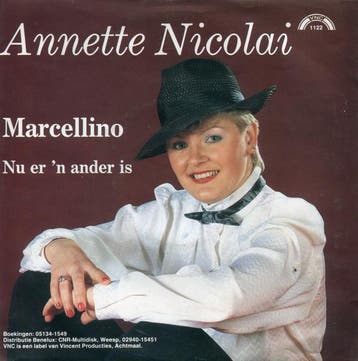 vinyl single 7 inch - Annette Nicolai - Marcellino / Nu E..., Verzenden, Zo goed als nieuw, 7 inch, Nederlandstalig