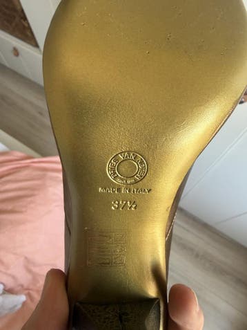 Dries van Noten Pumps – Brons/Okergoud – Maat 37.5, Pumps, Verzenden, Geel, Dries van Noten