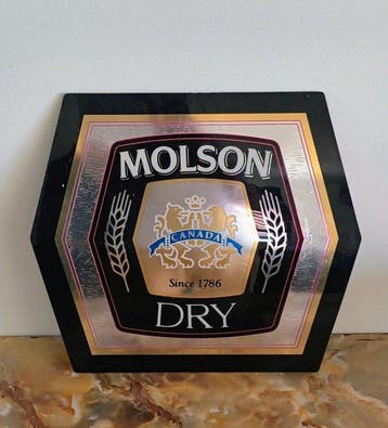 Signs & Glassworks Inc. - MOLSON - Reclamebord - Bierreclame