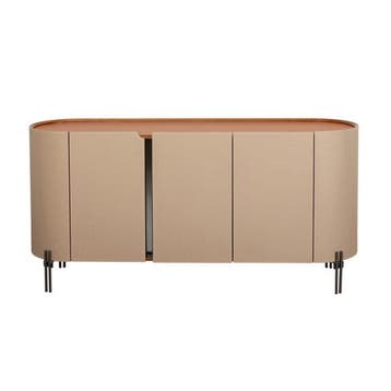*WOONWINKEL* Kare Design Tango Design Dressoir Beige Leer, Verzenden, Nieuw