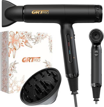 GRT PRO Fohn 110k RPM | Luxe Styling | 46% Korting, Ophalen of Verzenden, Zo goed als nieuw, Haarverzorging