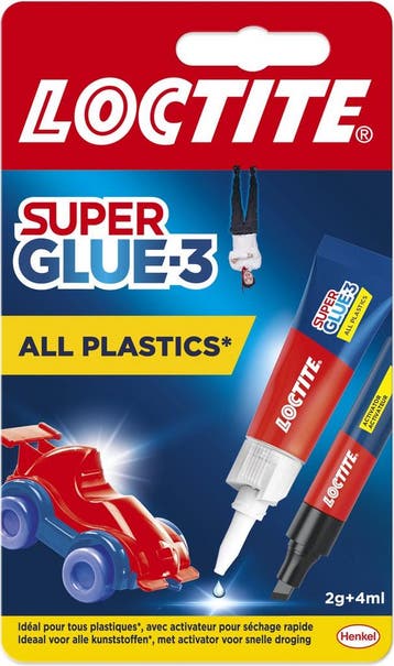 Loctite secondelijm all plastics 2 g 4 ml, Verzenden, Nieuw