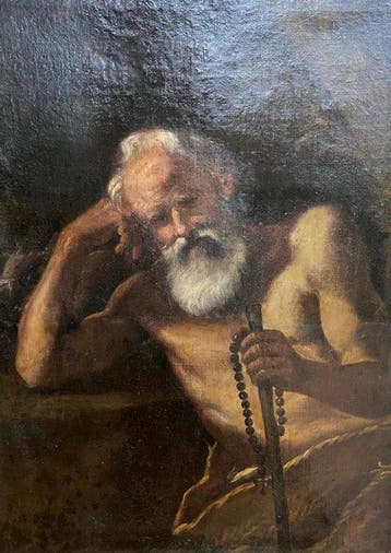 Italiaanse school (XVII) - San Girolamo penitente, Antiek en Kunst