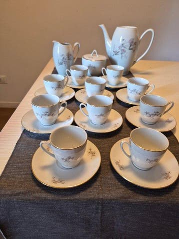 Carlsbad Czechoslovakia - Koffieservies (23) - Porselein -, Antiek en Kunst