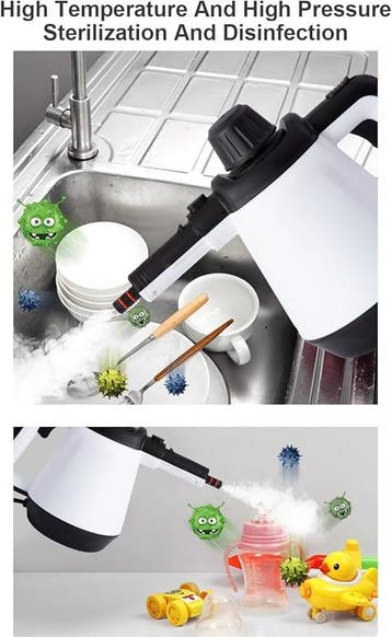 2dekans | ETLIFE Steam Cleaner, 1200 W, 3 Bar Steam, Ophalen of Verzenden