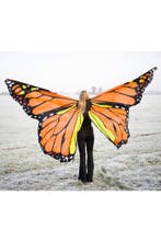 Luxe Grote Vlinder Vleugels Kostuum Oranje Vlindervleugels P, Kleding | Dames, Ophalen of Verzenden, Nieuw, Carnaval, Kleding