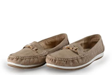 Lorrach Loafers in maat 41 Beige, Kleding | Dames, Verzenden, Beige, Overige typen, Zo goed als nieuw