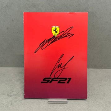 Ferrari - Charles Lecle3rc - Carlos Sainz - 2021 - Brochure, Nieuw